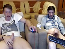 Romanian Best Friends Jerk Each Other Cock