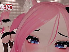 Stuck in a Padded Room with a CAT CHICK, She gets HORNY and BLOWS your ROD!! UPSKIRT PREVIEW!!!