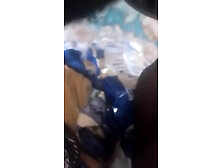 Spanking a big breasts girl asss