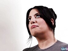 We've set up 3 cameras so u can see breasty Sarah Arabic masturbate herself. The large bazookas overweight brunette hair toys her