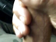 Large Dong Solo POV Stud Jerking Off In Car Til Cum ????