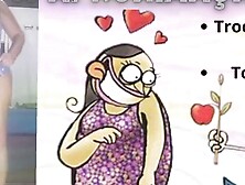 Mirelladelicia giving tips about the first time inside a swing