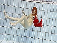 Ala And Iva With Paulinka Nude And Horny In The Pool