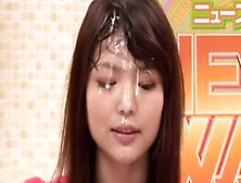 Japanese Tv Announcer Hottie Bukkake 420