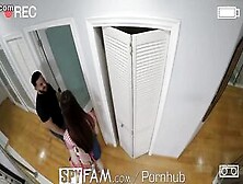 Spyfam Snooping Step Dude Fucks Step Sister