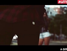 LETSDOEIT – Lesbian Photoshoot With Talia Mint & Shalina Devine