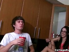 College Rules featuring Ranie Mae's big tits action