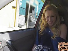 Gorgeous Staci Carr Sucked Fat Cock In The Car