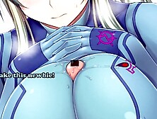 HENTAI JOI - Samus Aran tries to train you... (Vanilla, Titjob, Ruined Orgasm, Mind Break, Heartbeat)