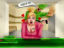 Fallout: Vault 69 #three - Horny receptionist has sex with security guard on reception desk!