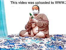 Afghani Hot Beauty Sex with Cucumber