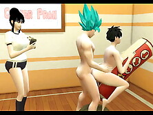 Dragon Ball Porn Epi 13 Cartoon Cartoon Goku se Folla a su Esposa y a su Nuera la mujer de su Hijo se la folla por el Culo como
