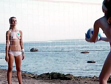 Sirena Milano And Milly Masturbate Together After Playing Volleyball