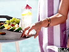 BLACKED Cheating Wife Azul Hermosa Shares BBC With Bestie Gizelle Blanco