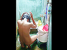 Navrim In Bathing Showering Desi Style