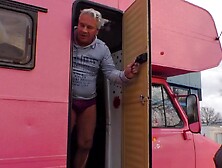 Kinky bimbo loves fucking mature guys