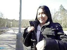 Public Agent,  Oriental Alina Crystall gets banged in abandoned building