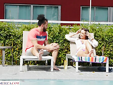 Busty Latina Takes Neighbors Big Black Cock In Her Ass After Day At The Pool With Neighbor Affair And Lilly Hall