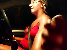 lucie jerks off a hitchhiker on the vacation highway