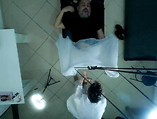 Patient goes to the urologist,  gets horny and ends up having his anus broken.