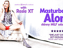55 Year Old Rosie Xt Is A Skinny Small Tits Milf That Loves To Masturbate When She's Alone
