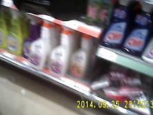 Turkish Fishnet Girl Shopping Candid Cam