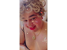 Chubby Trans Enjoys Her Sunday Morning By Dancing And Singing