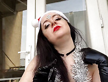 Domme Lara Indulges In Some Christmas Smoking - Fetish Delights