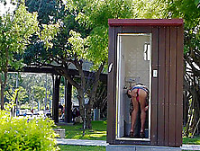 Public Toilet In The Park