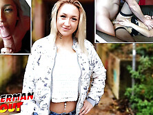 German Scout Gina First Time Casting Fuck - Blonde Teen with Big Dick on Street