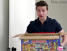 Concupiscent blue haired teen step sister is all hopeless to get railed by her stepbro