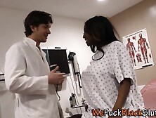 Pregnant black ho screwed