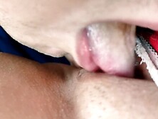 Stepbrother licked my jucy vagina