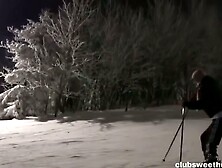 STRIPPED BARE Winter Wonderland Gone Wild! 19 year old ONLY!