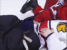 Sexy Girl Fucks A Hockey Player On The Ice