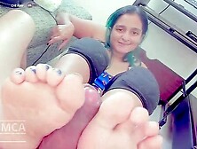 Maitresse Madelines Solo Foot Fetish Pov