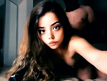 STEP-DAUGHTER OFFERS EVERYTHING FOR MONEY AND GETS A LOT OF MILK ON THE BODY