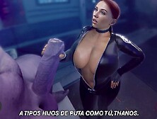 Thanos Destroys Natasha Romanova's Booty - X3D