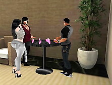 Visiting friend with some drinks... just because his GF is too fking sexy.