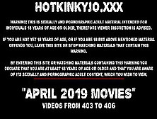 April 2019 News At Hotkinkyjo Site Extreme Anal Prolapse,  Dildos & Fisting