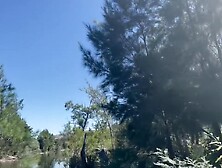 Tight Shorts Walk, Piss Then Outdoor Light Fun