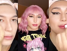 Sissy girl makup hubby two gurl