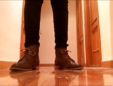 Crushing crickets in boots