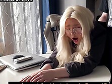 Tutoring Gone Wild! Student Learns Lessons The Hard Way With Her Tutor's Big Dick