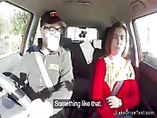 Driving Instructor Bangs Busty Student