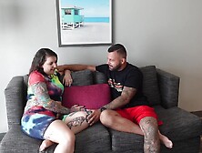Horny stud Vince is banging chubby tattooed whore Neveah Rose
