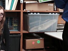 ShopliftersPunished. com - Gorgeous shoplifter gets an amazing facial by the horny law