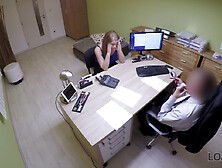 Nasty Loan Agent Banging Big Ass Chick In Office