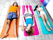 Sydney Paige and Mia River's teen (18+) movie by Bad Milfs