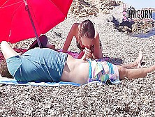 Strapon Fuck Her Bf On Public Beach.  Pegging Amateurs,  Anal Plug,  Fingering,  Femdom